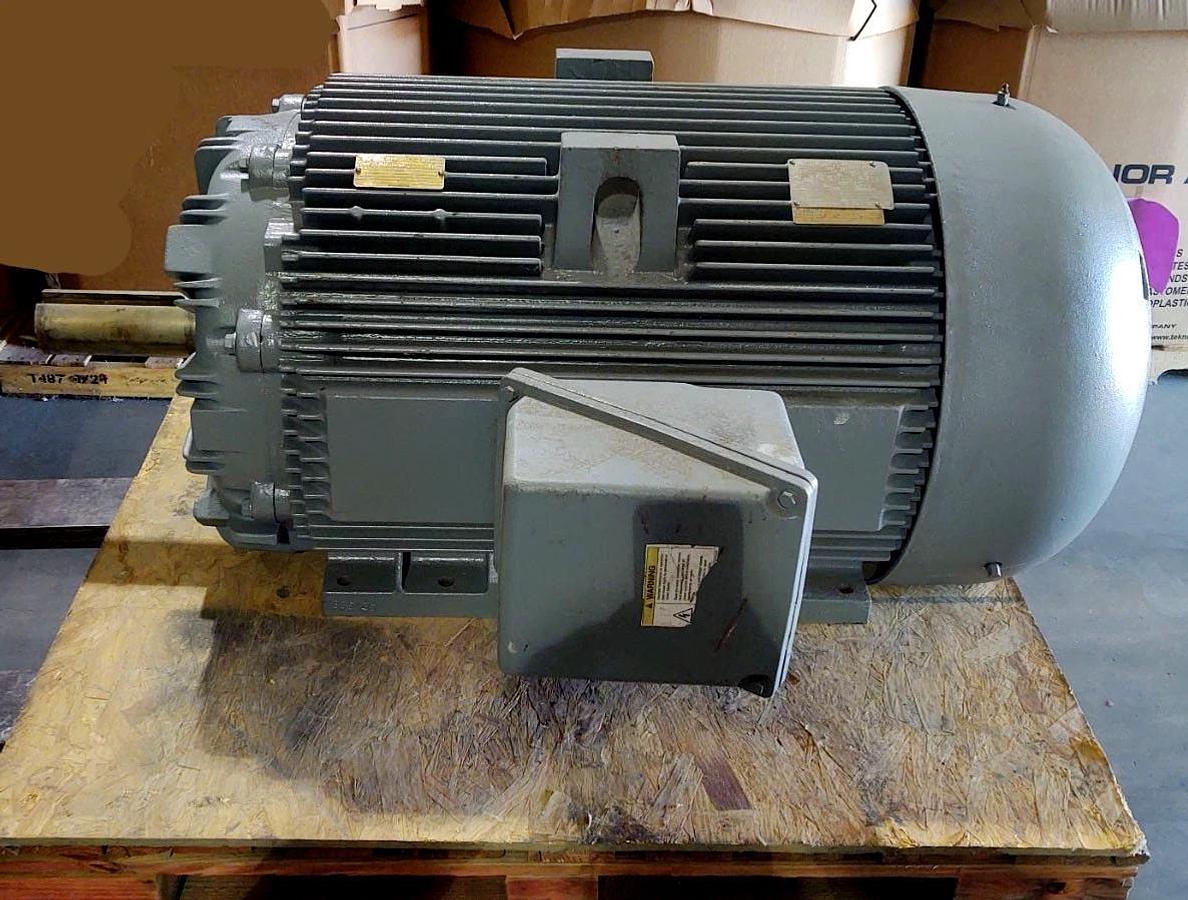 Refurbished REBUILT GENERAL ELECTRIC 200HP 1780RPM MOTOR 460V. 447T FRAME 5KGS447SAA2001F2RZ
