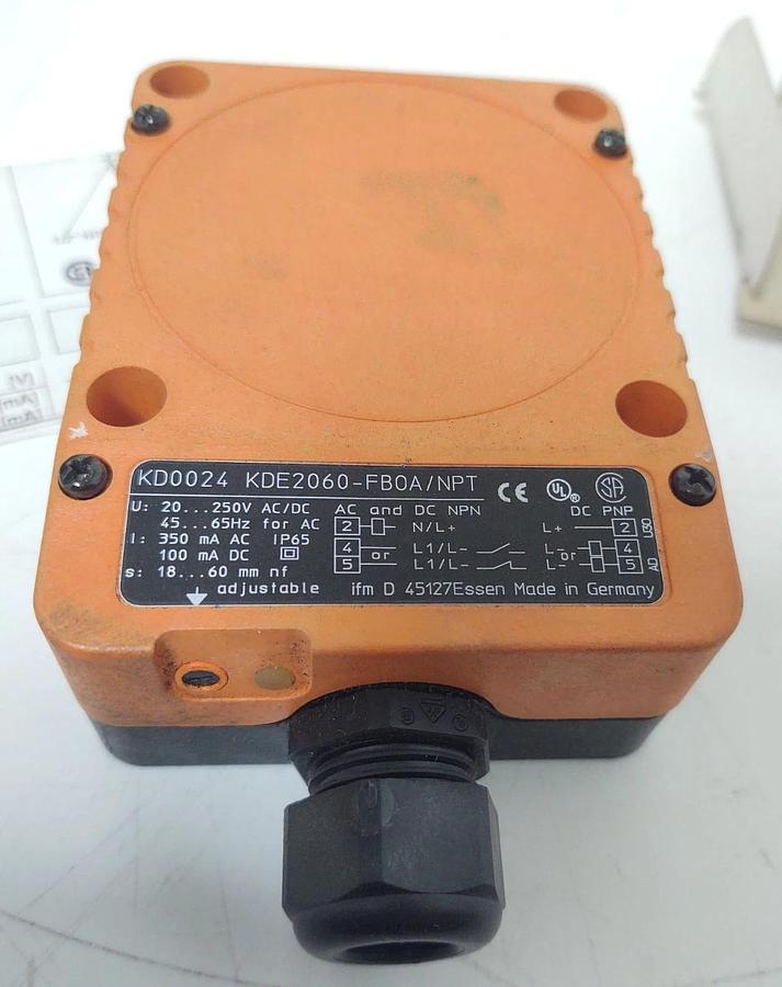 Used 🔥EFECTOR IFM KDE2060-FBOA/NPT PROXIMITY SWITCH