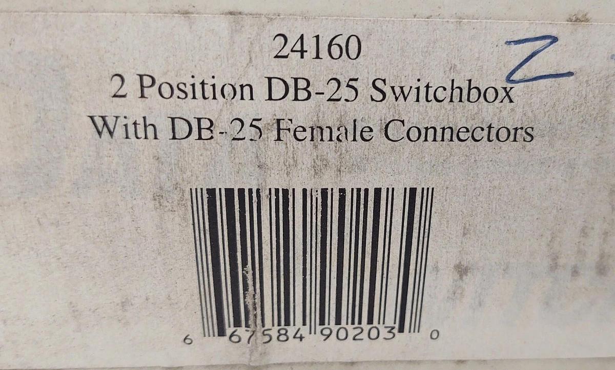 🔥 Manual Data Transfer Switch Box DB25 Parallel port Switch Box 2-Port A/B - AB