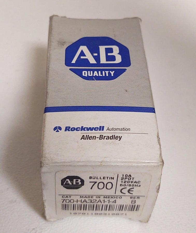 NIB Allen-Bradley 700-HA32A1 2-Pole Relay 120 VAC Coil 8 PIN