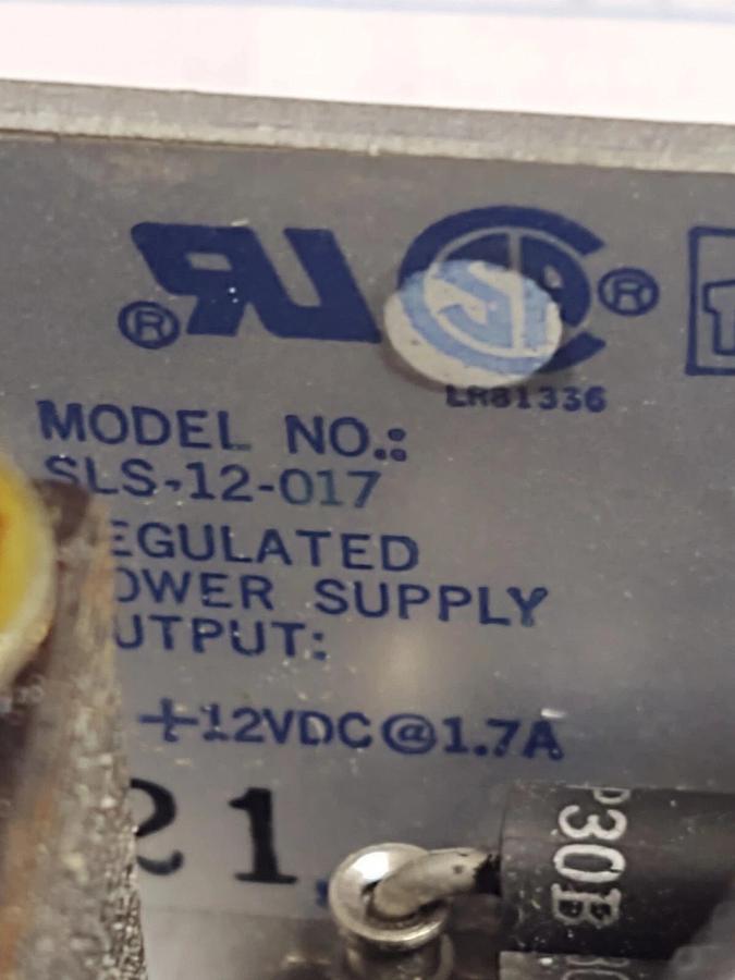 Used (Lot 2) SOLA HD SLS-12-017T 120VAC POWER SUPPLY - 12 VDC 1.7 Amp TESTED