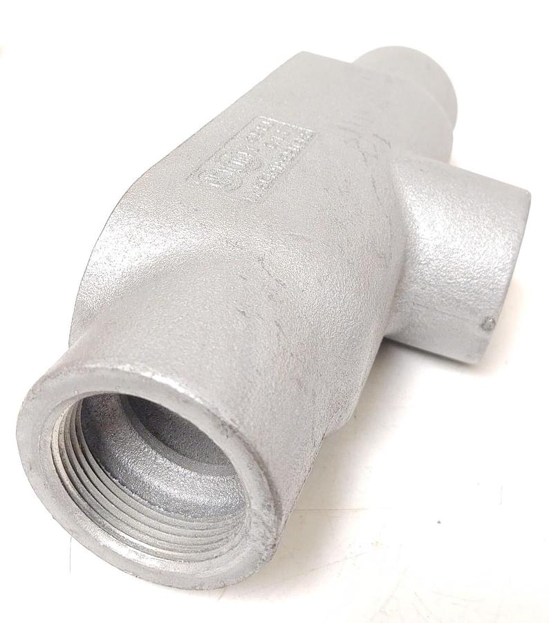 🔥 NEW Crouse-Hinds TB58, Rigid Conduit Outlet Body, 1 1/2 NPT Iron TB Form 8