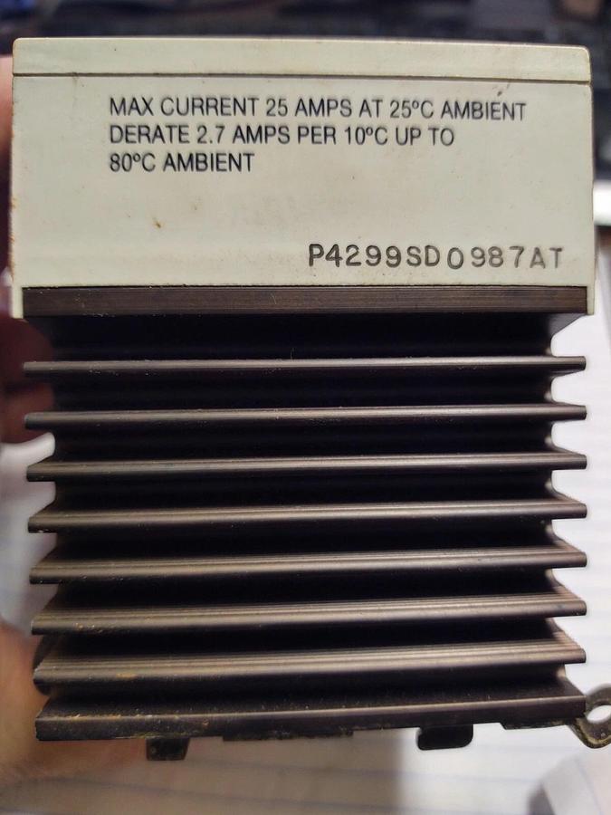 Used ATHENA SH 48 33 A 25 3PHASE SSR SOLID STATE RELAY 3PH 25AMP 90-280 INPUT 660VAC