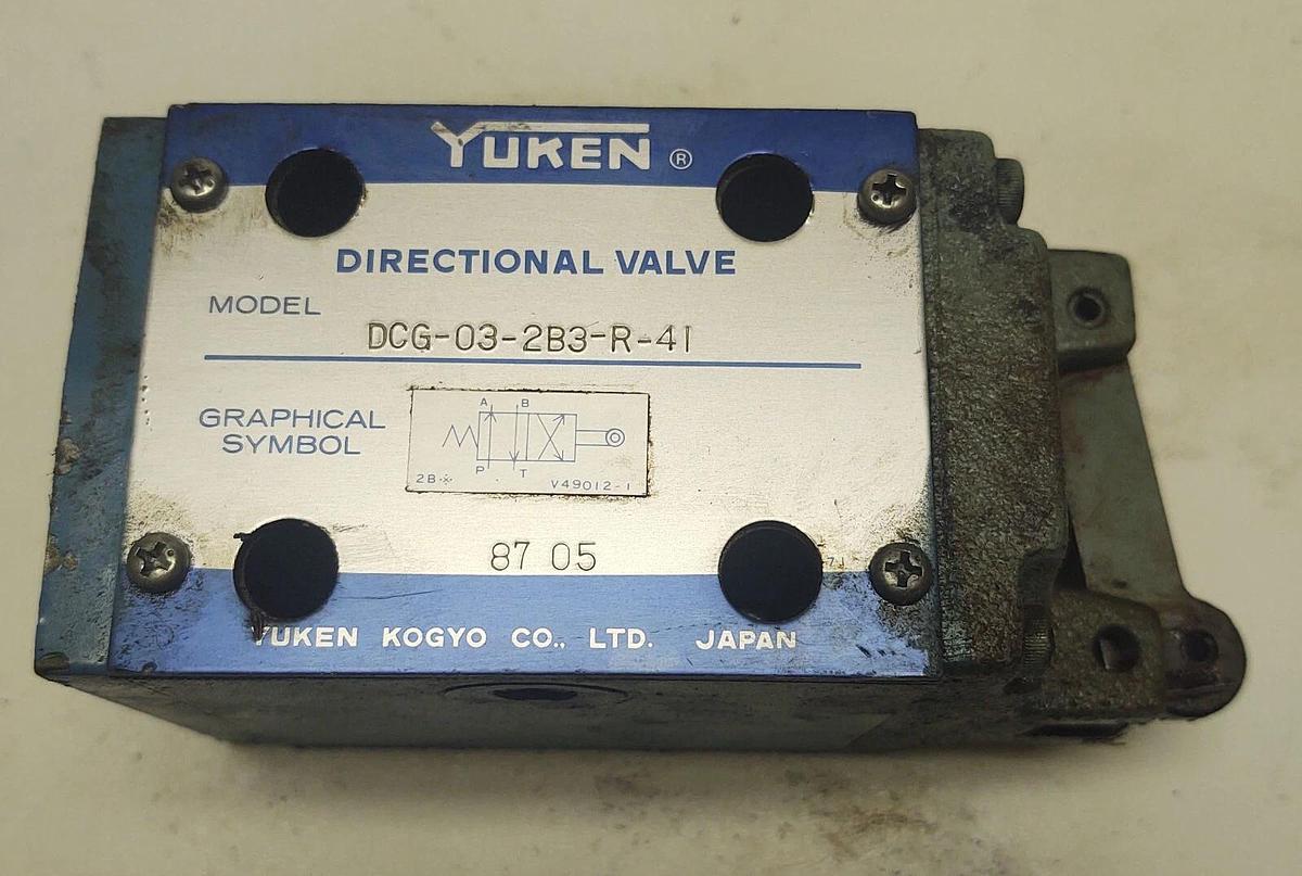 Used YUKEN Hydraulic Safety Pilot Valve DCG-03-2B3-R-41 Free Shipping