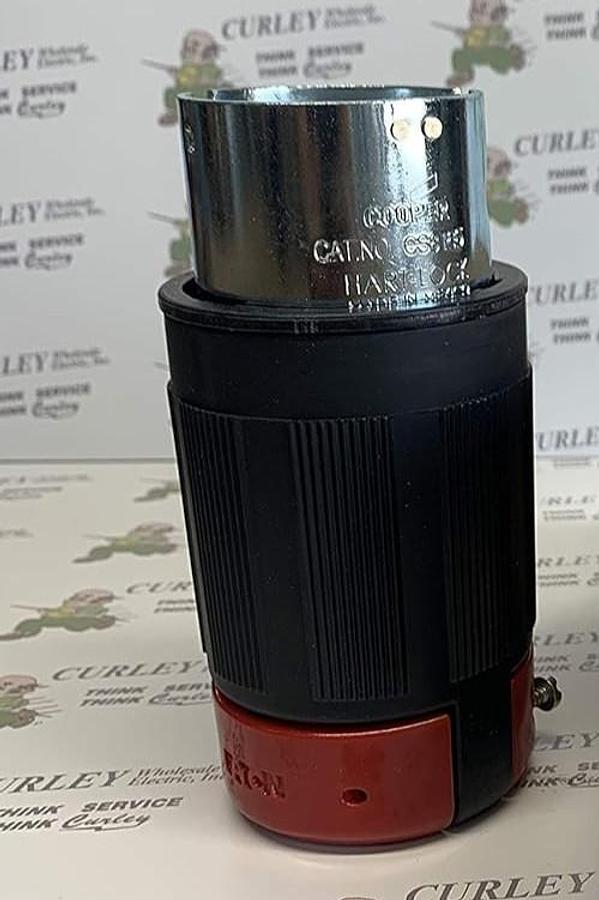 Used 🔥Hubbell Locking Plug, CS8265C, 50 A, 250V AC, Single Phase, 2 Pole
