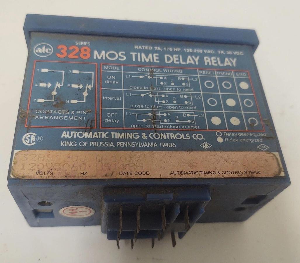 Used 🔥 ATC 328 Programmable Timer Delay Relay Module 120V