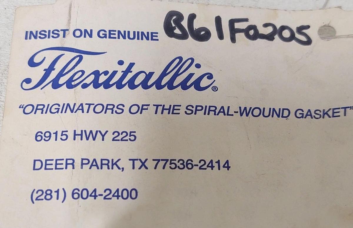 🔥Flexitallic Spiral Wound Metal Gasket  R304/FG 8-3/8" x 9'' 482083