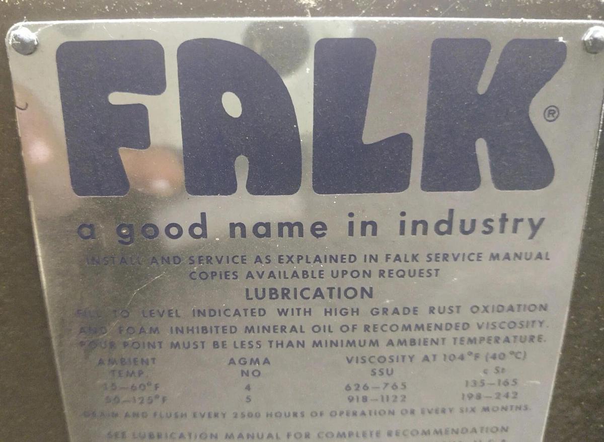 🔥 NEW FALK ENCLOSED GEAR DRIVE SPEED REDUCER 25.99 RATIO 1040FZB3AS, 5HP