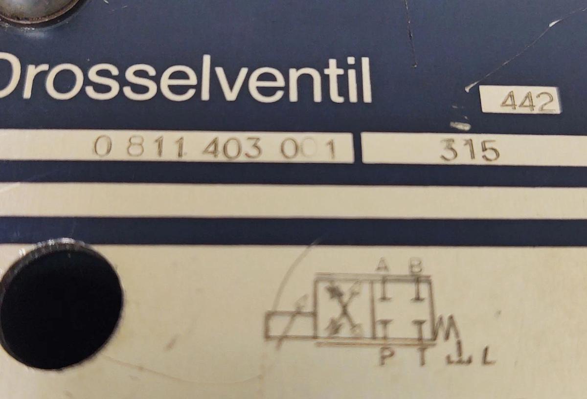 Used đŸ”¥Bosch 0 811 403 001 Proportional Hydraulic Relief Valve