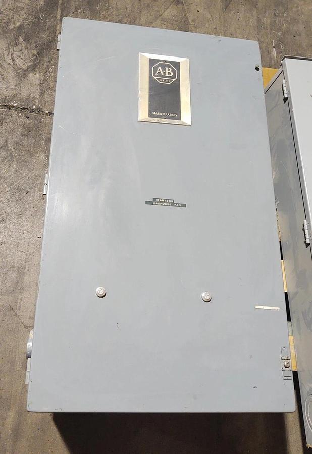 Used Allen Bradley 40 x 23 x 9 Enclosure 4PW 530-SAB 150hp Motor Starter Cabinet