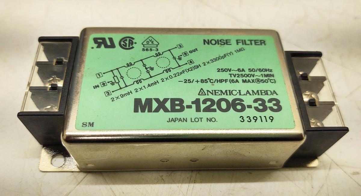 Used 🔥Lambda MXB-1206-33 Noise Filter (Lot of 2)