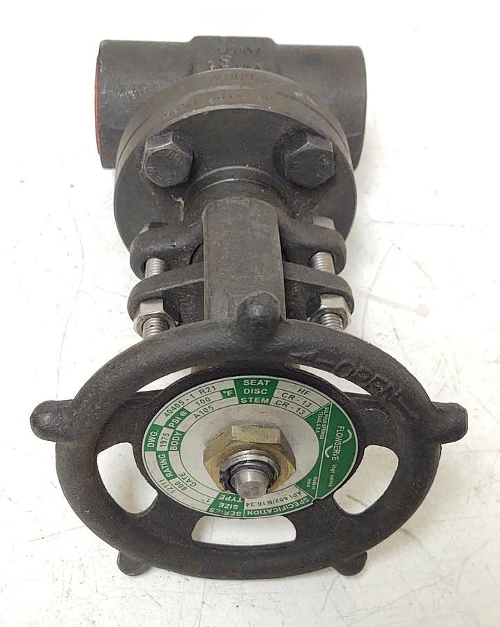 🔥 NEW VOGT 12111 FLOWSERVE STEEL GATE VALVE 1" NPT  #800 A105 D-CJL 40405-1 R21