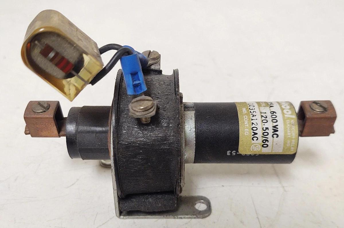 Used 🔥 DURAKOOL 1035A120AC DISPLACEMENT RELAY 600VAC NEW 120VAC COIL 35A