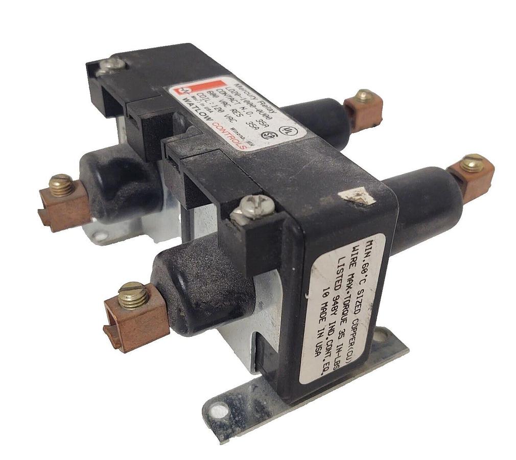 Used 🔥Watlow Controls, LD20-1000-0U00 Mercury Relay 120V Coil