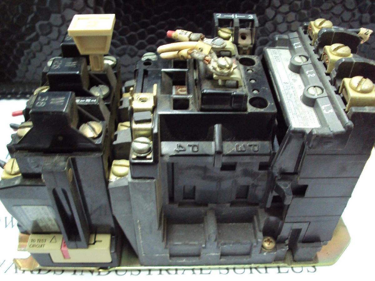 Used Allen Bradley AB Relay Contactor 509-B0D Ser B 115/120 Volt Coil 5O9BOD Size 1