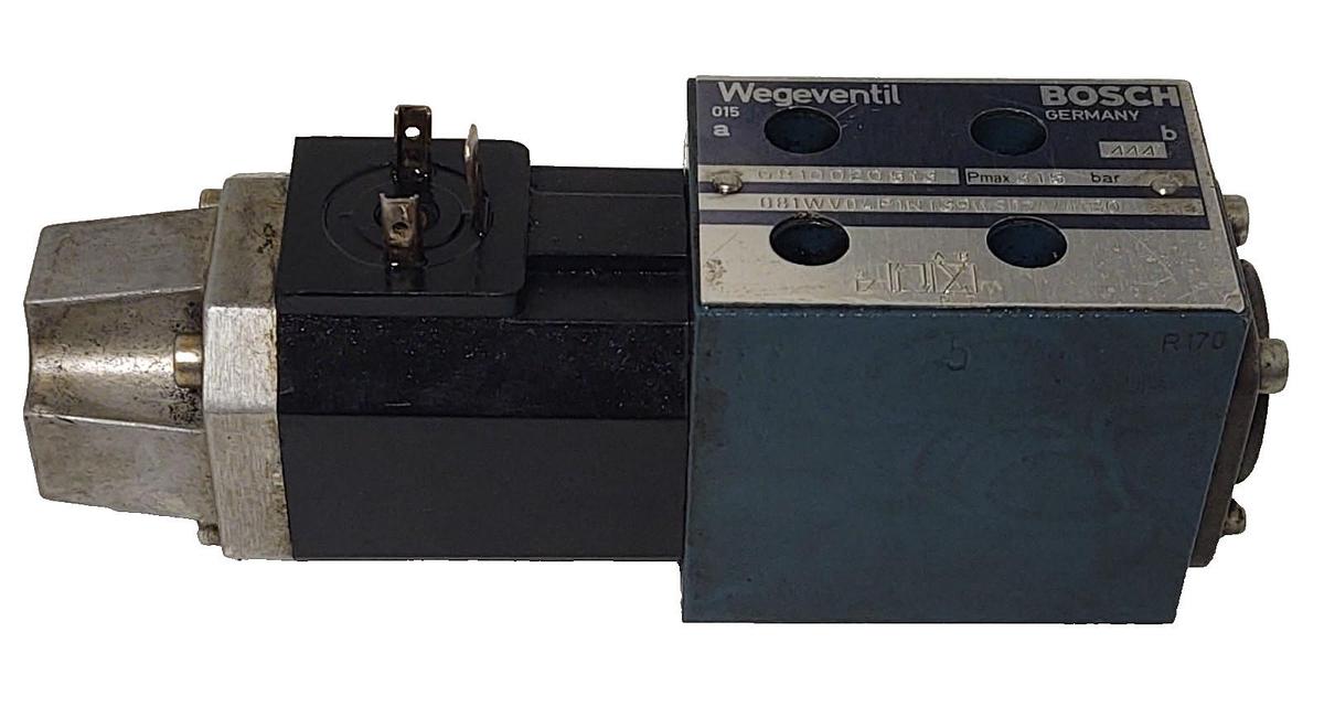Used 🔥Bosch 081WV04P1N139WS024/00B0 Hydraulic Solenoid Valve 0810-020-513