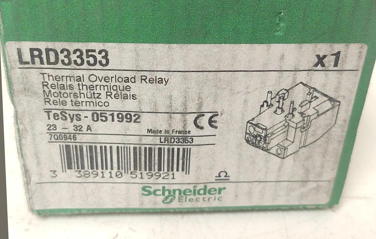 🔥SCHNEIDER ELECTRIC LRD3355  overload relay (NIB)