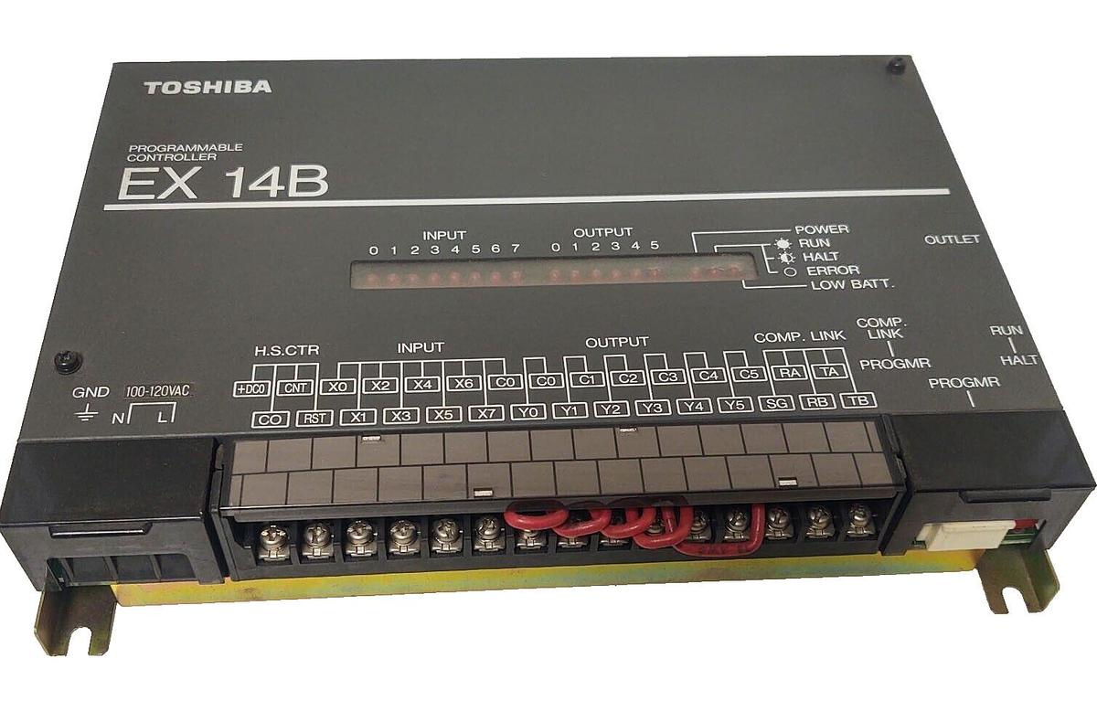 Used 🔥TOSHIBA EX SERIES EX 14B -1MDRB1 PROGRAMMABLE CONTROLLER