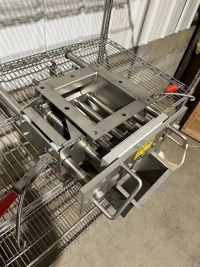 Industrial Magnet Hopper 6"x6" EZ Clean IMH0606RIEZE427 Grate Separator