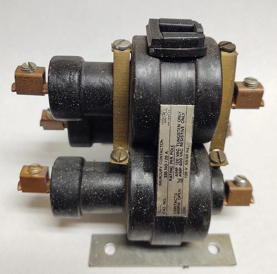 Used 🔥 DURAKOOL MDI 335NO-120A MERCURY CONTACTOR 120 VAC COIL 35 AMP 600VAC