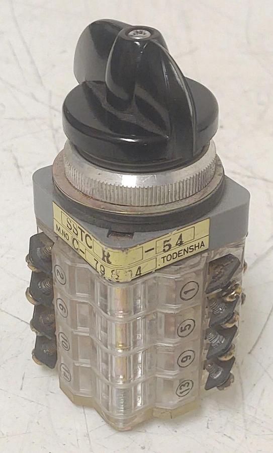 Used 🔥 SSTC-R-54 TODENSHA 5 Position 14 Terminals Rotary Switch C-79894 250VAC 10A