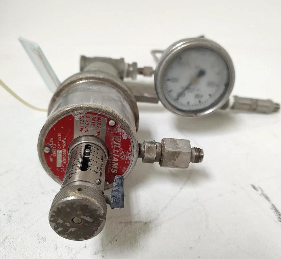 Used 🔥Williams Metering Pump CR V-Series P500V225 / SA202312 Stroke Adjuster 2.3 GPH