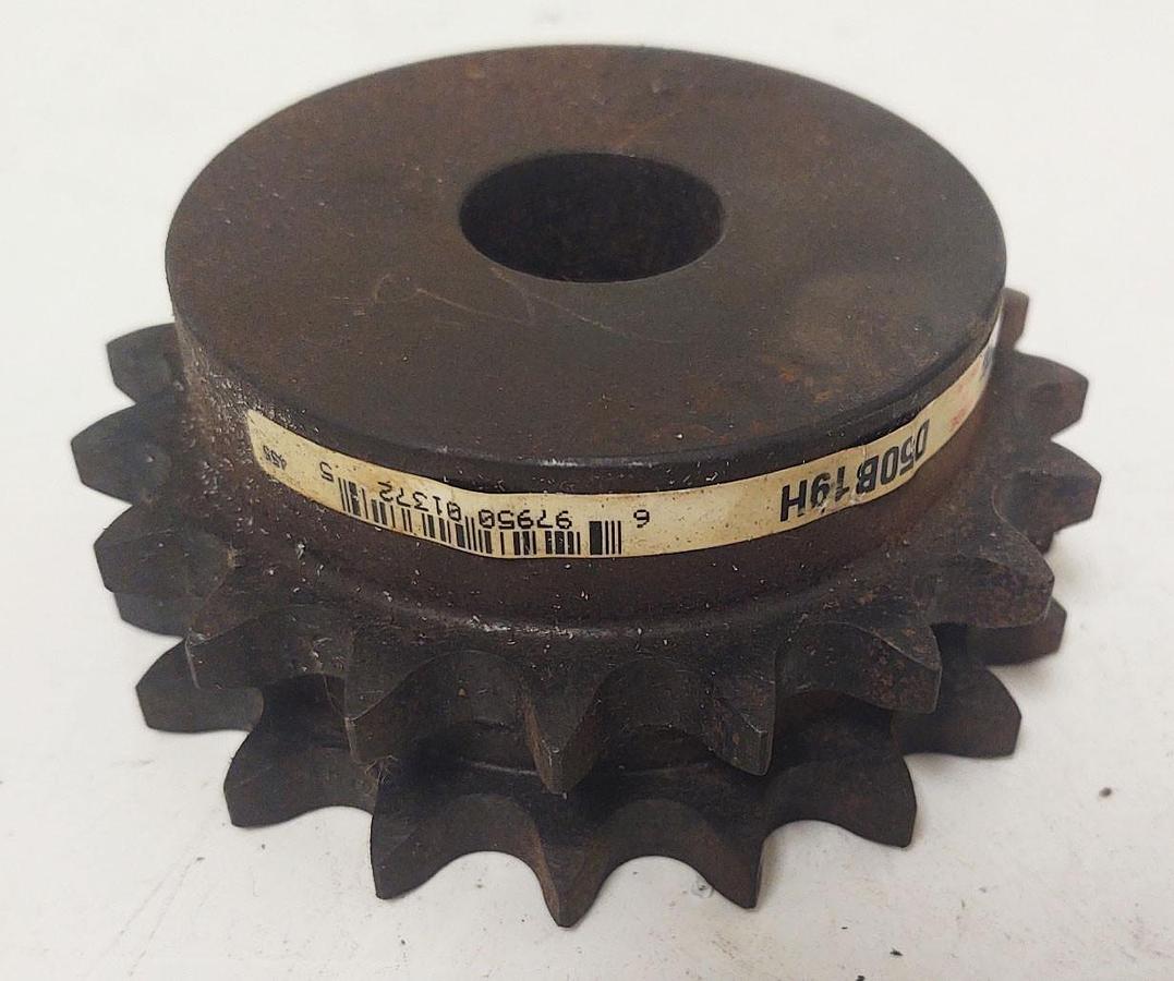 🔥Martin D50B19H Double Plain Stock Bore Sprocket, 19 T, 2 Strand. #50 Chain