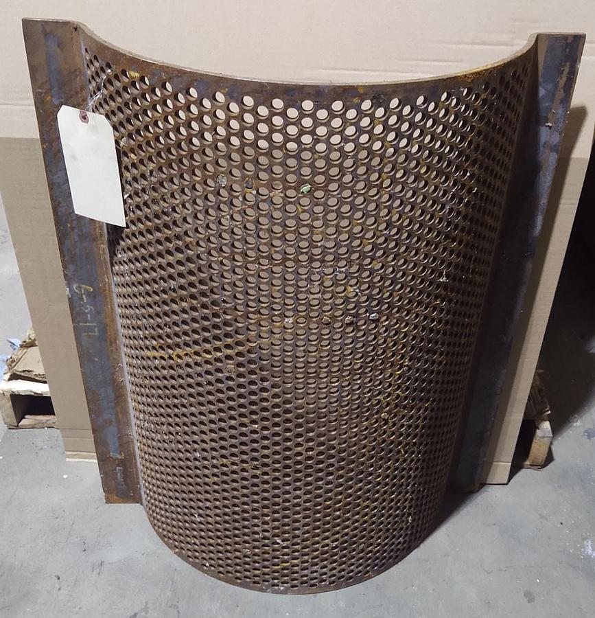 Used 🔥1/2" Holes Granulator Metal Grinder Screen 35.5"x29.2"x10"