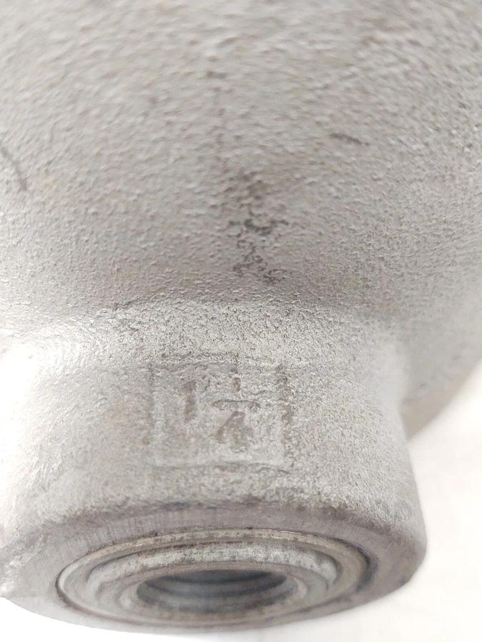 🔥 Crouse-Hinds GUAX49, 1-1/4" Hub, Iron, Explosion Proof Conduit Outlet Box