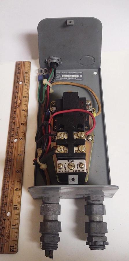 Used Allen Bradley 849A-ZOD24 Time Delay Relay 849A-Z0D24 Complete Unit