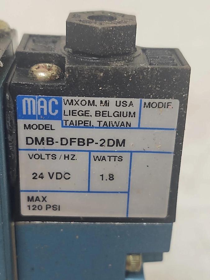 🔥 (NEW) MAC VALVE 92B-LAB-BJA-DM-DFBP-2DM / DMB-DFBP-2DM 24VDC