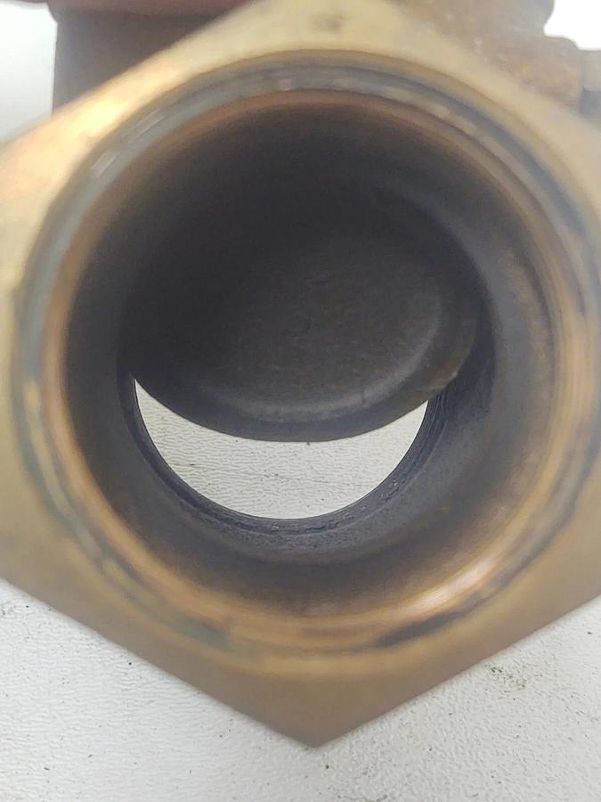 Used 🔥PGL 1-1/2" BRONZE 125S 200 WOG THREADED GATE SWING CHECK VALVE