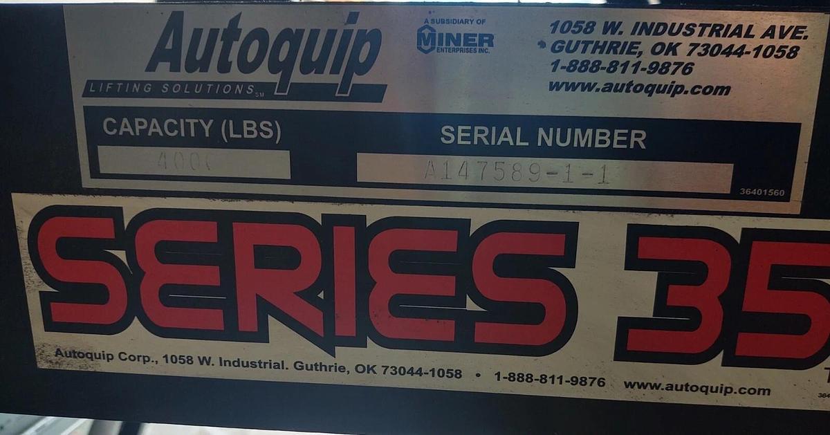 Used 🔥 Autoquip Series 35 4000 lb Hydraulic Lift Table Platform 72"x34" 480VAC