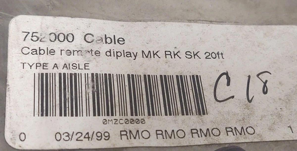 🔥 NEW CABLE for 239600 Sentra Temperature Controller 2000HE Remote Display