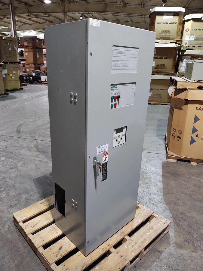 Used 🔥 ASCO 7000 Series Automatic Transfer Switch, 600A, 4 Wire, 480V, 3ph CLEAN