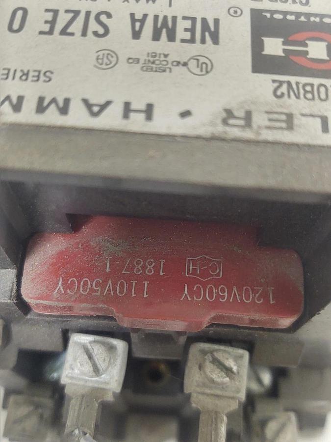 Used 🔥 TESTED Cutler Hammer C10BN2 Size 0 18A Contactor 110/120 Coil