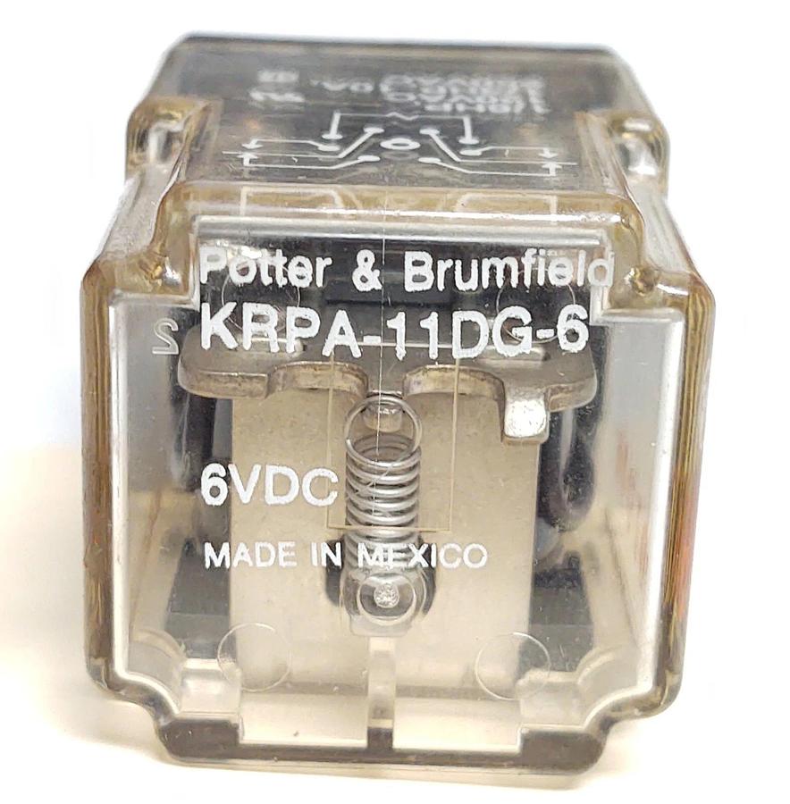 🔥 (12 PCS Lot NEW) P&B Brand KRPA-11DG-6 Power Relay 6VDC Coil 10A DPDT