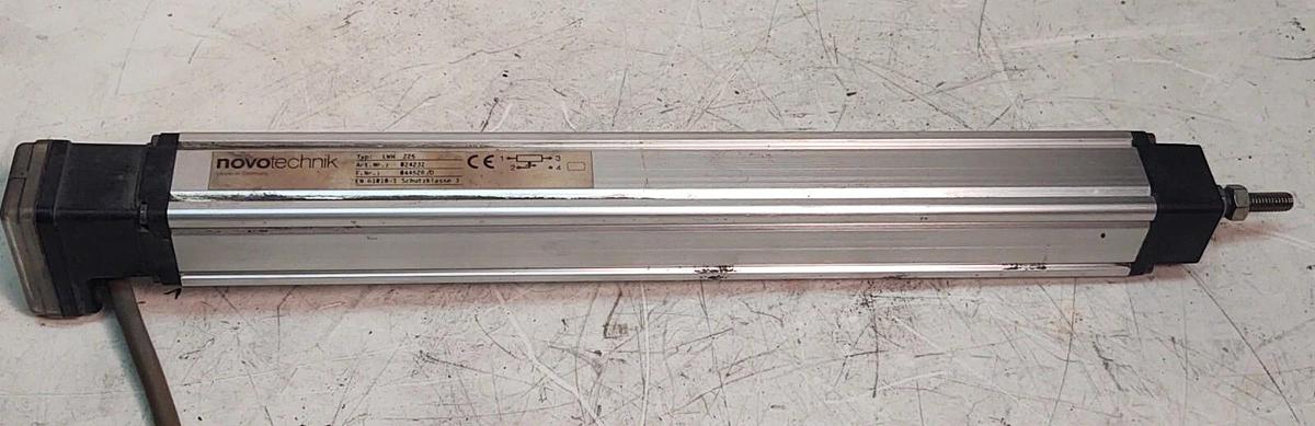 Used Novotechnik LWH-0225 Position Transducer LWH 225 Made in Germany CLEAN W/CORD