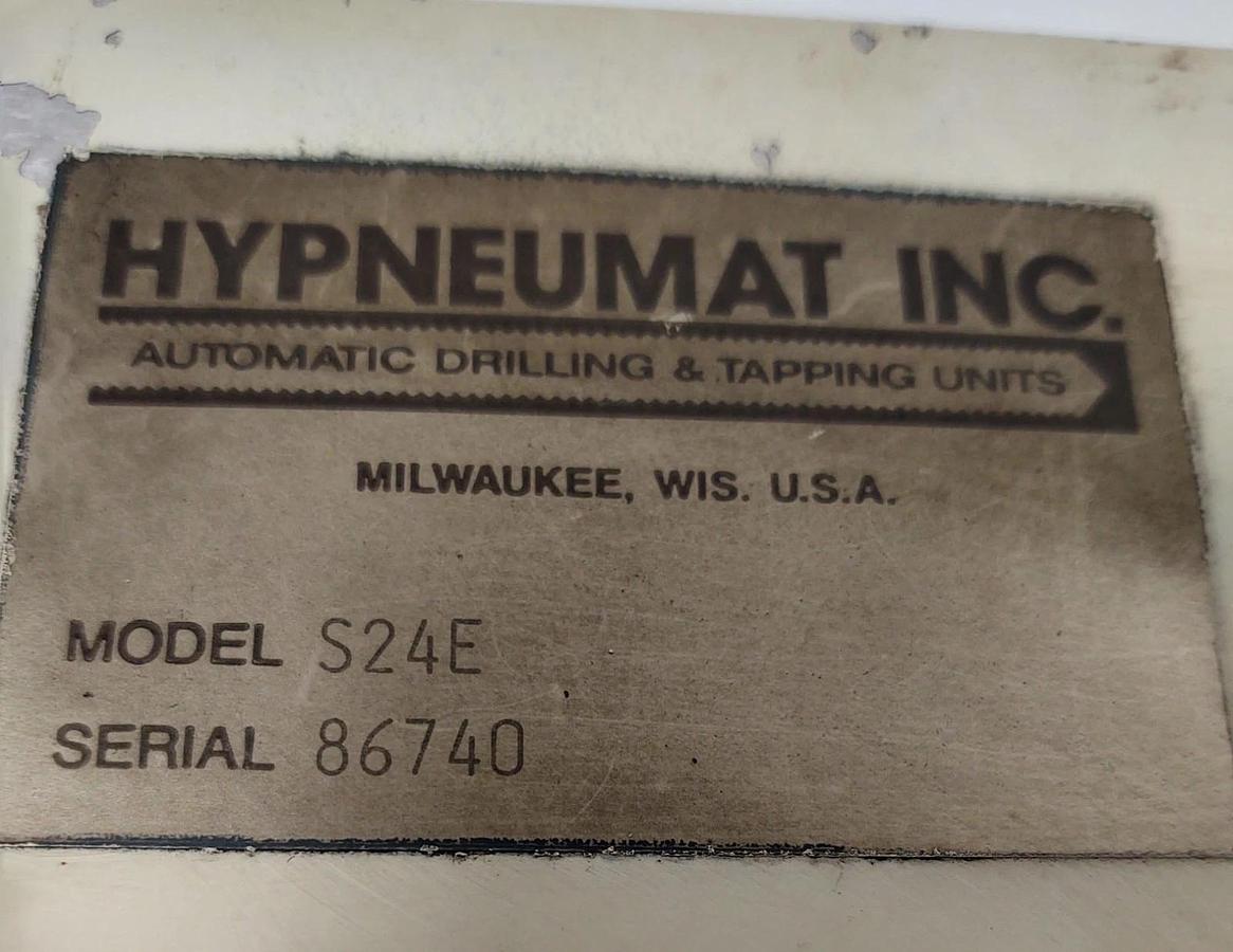 Used 🔥HYPNEUMAT INC S24E Drill + Tapping Unit