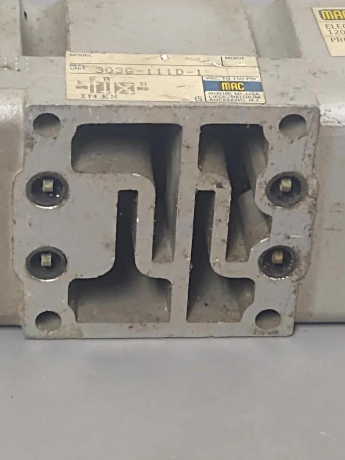 Used 🔥MAC Valves 303G-111D-1 Solenoid Valve 6.8W 120/60-110/50VAC OLD STOCK