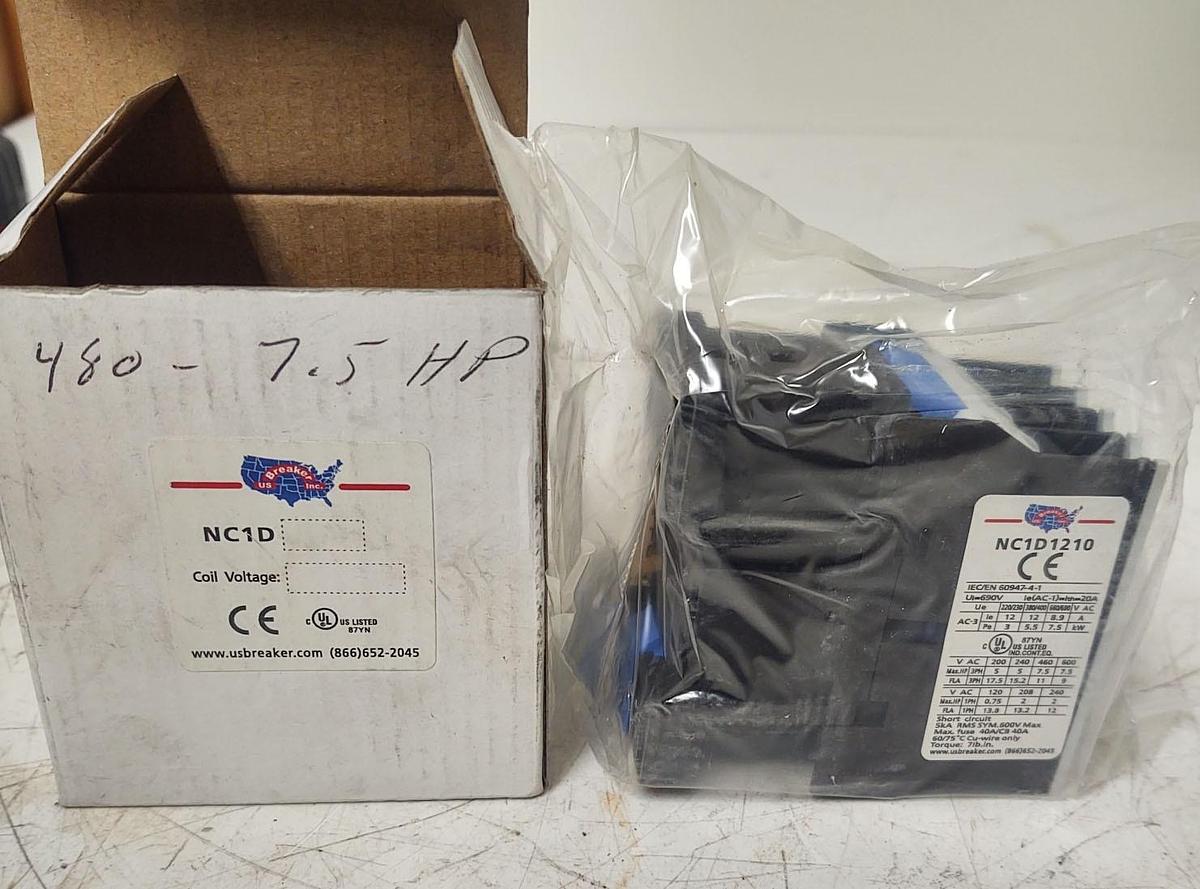🔥US Breaker NC1D1210 3-Pole Contactor DIN-mount 120V Coil