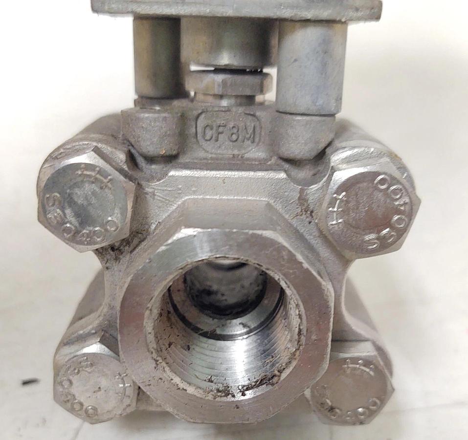 NEW 1/2" NPT WATTS S845102MI 1500# BALL VALVE WELD SOCKET STAINLESS STEEL