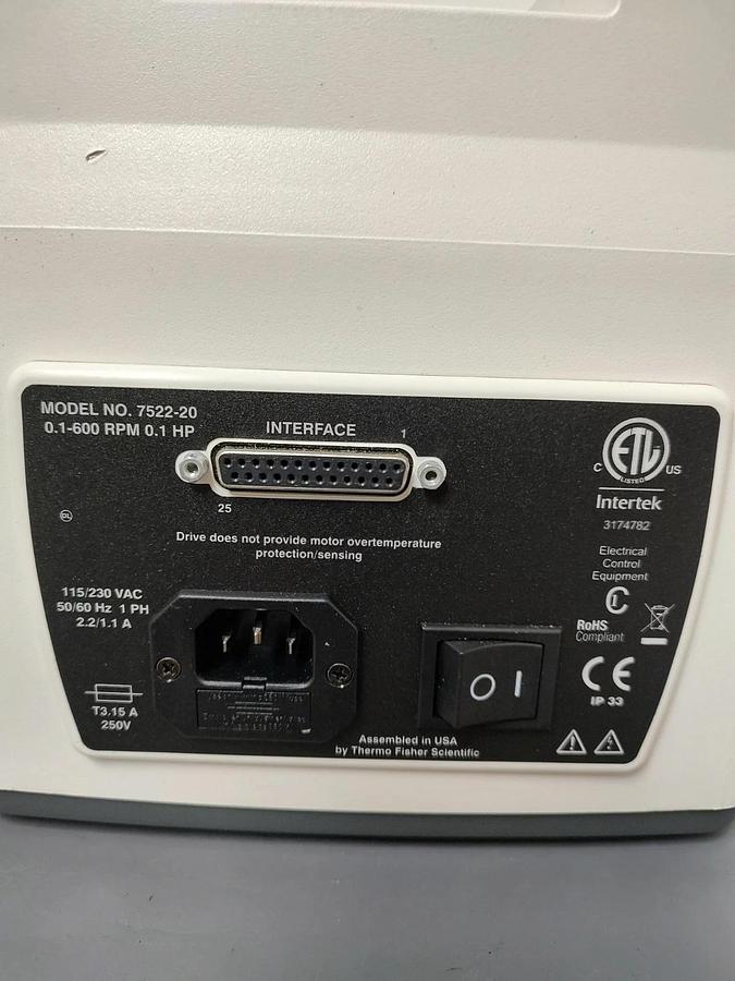 Used 🔥VIDEO - TESTED - COLE PARMER MASTERFLEX L/S 7522-20 Peristaltic Pump #10 NICE