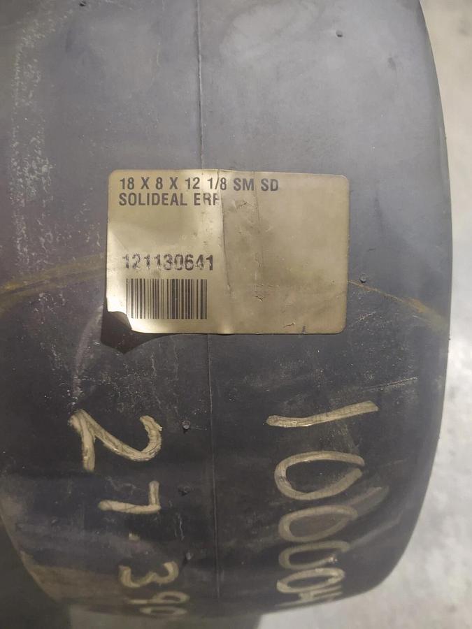 🔥1 NEW 18x7x12 1/8 Press On Tire Forklift Tires