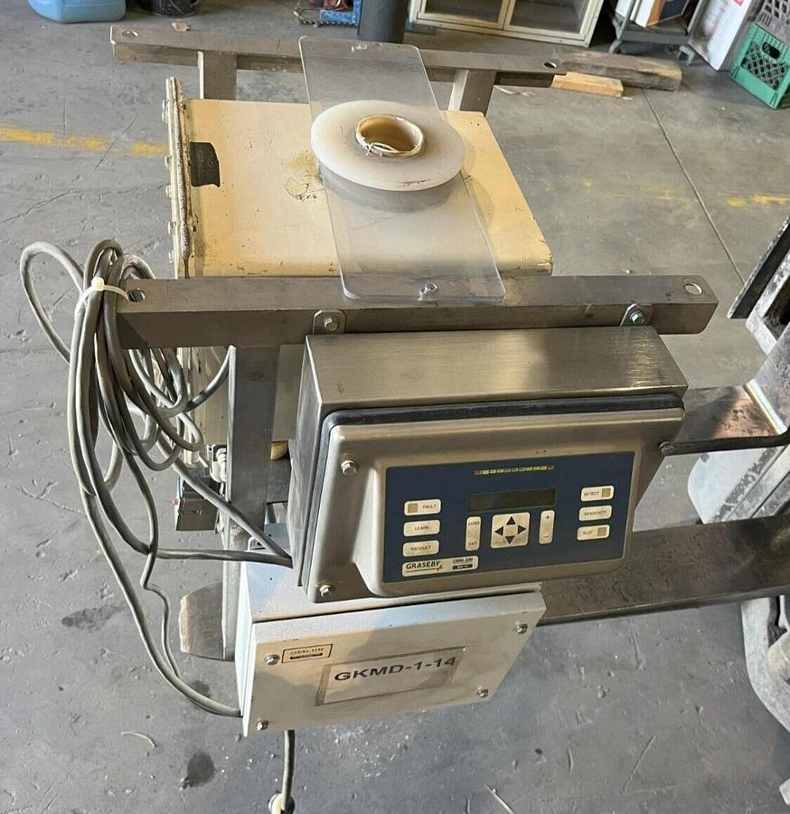 Used Graseby Goring Kerr Gravity flow through 3" Metal Detector DSP-2S Drop 402c-3