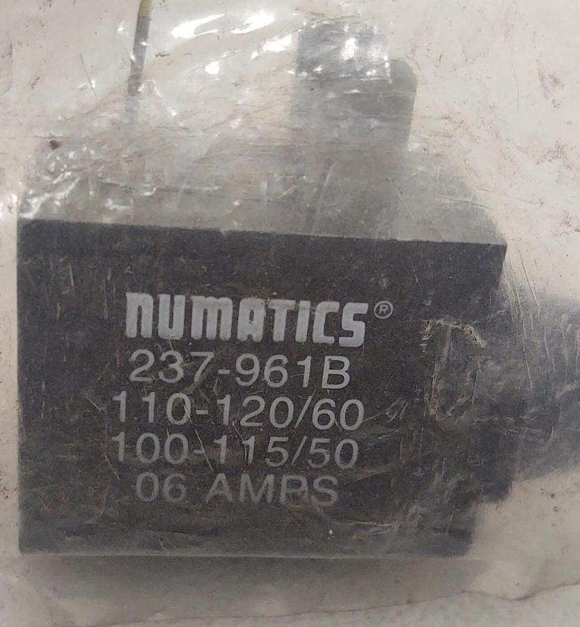 🔥 NUMATICS 237-961B SOLENOID VALVE