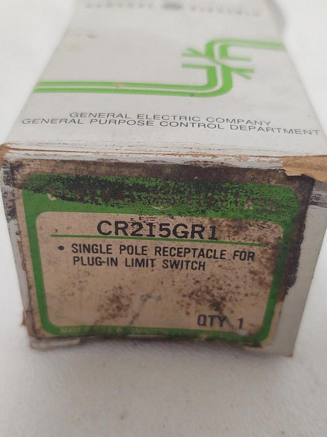 🔥 NEW General Electric CR215GR1 Limit Switch Receptacle Base