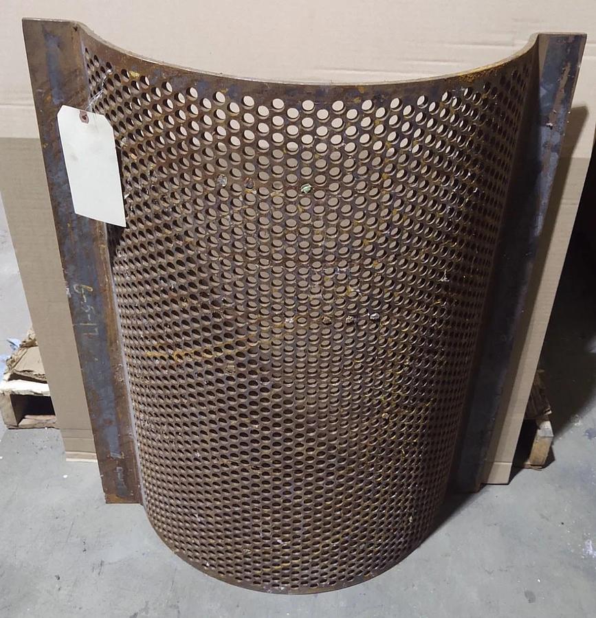 Used 🔥1/2" Holes Granulator Metal Grinder Screen 35.5"x29.2"x10"