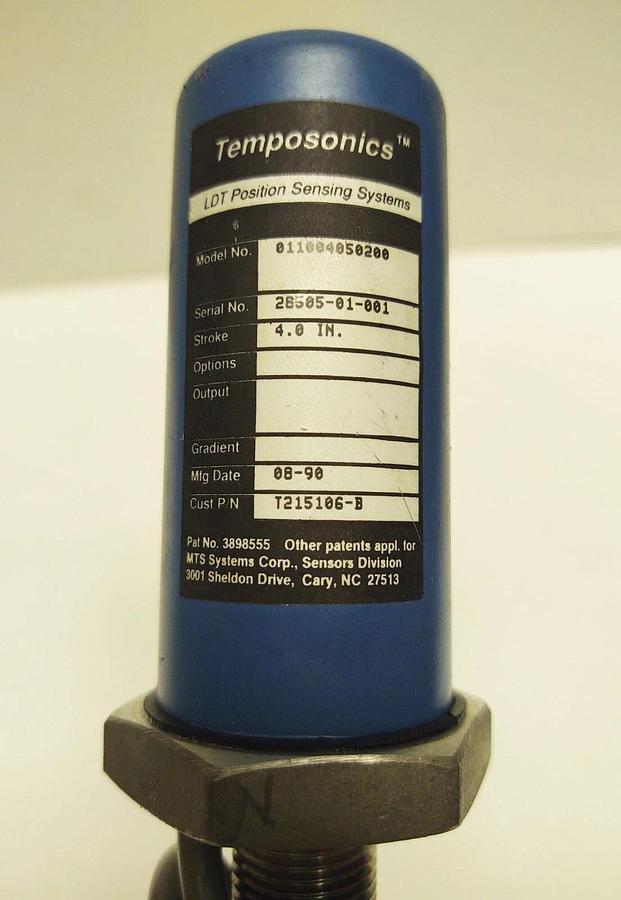 *NEW* MTS Temposonics Transducer 4" Stroke P/N 011004050200