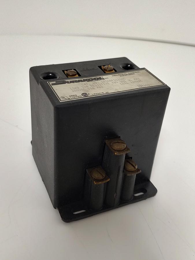 Used Durakool 3030APS120AC Displacement Contactor Relay Load 30A 120VAC Coil 480V Max